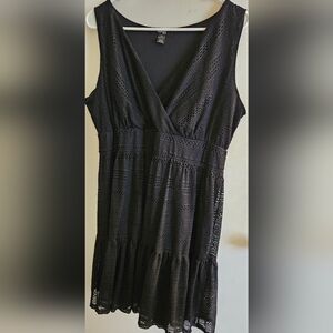 Elegant Black Lace Dress